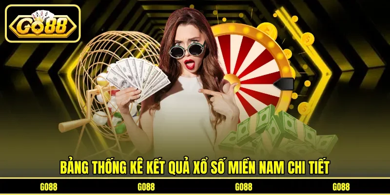 Bảng thống kê kết quả xổ số miền Nam chi tiết